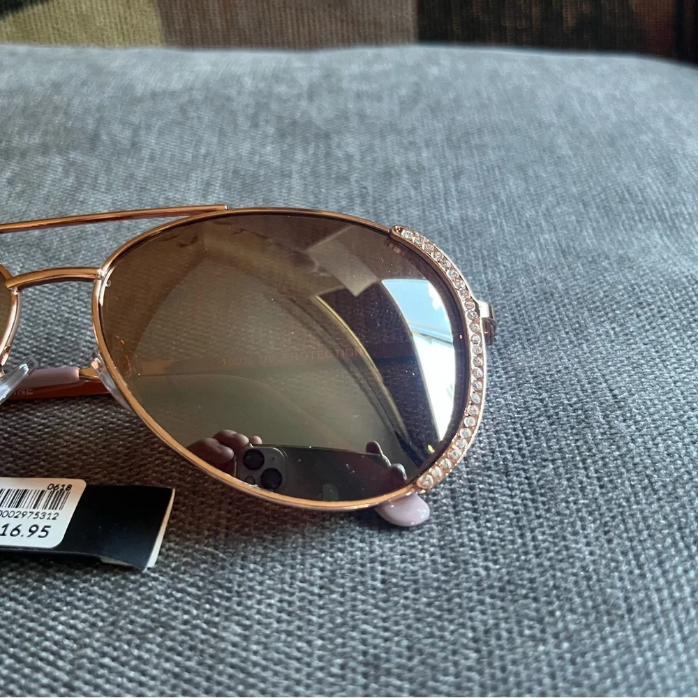 Stylish Bling Aviator Sunglasses